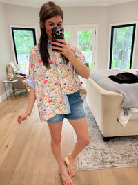 Floral Reverie Jacquard Button Down