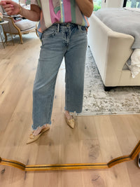 Vervet Livvie Mid Rise Wide Leg Jeans