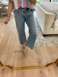 Vervet Livvie Mid Rise Wide Leg Jeans