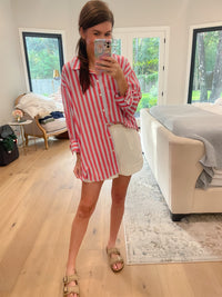 Set the Pace Shorts in White