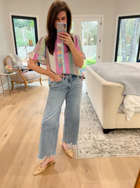 Vervet Livvie Mid Rise Wide Leg Jeans