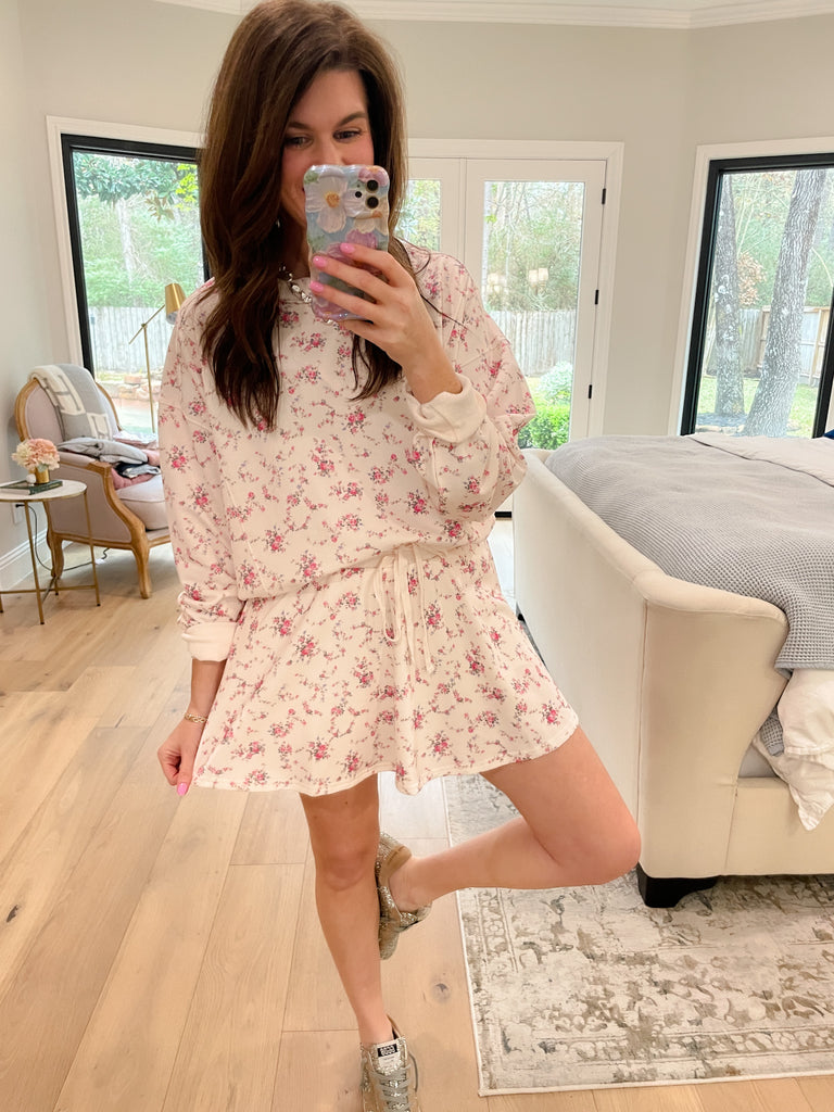 Soft Bloom Skort Set