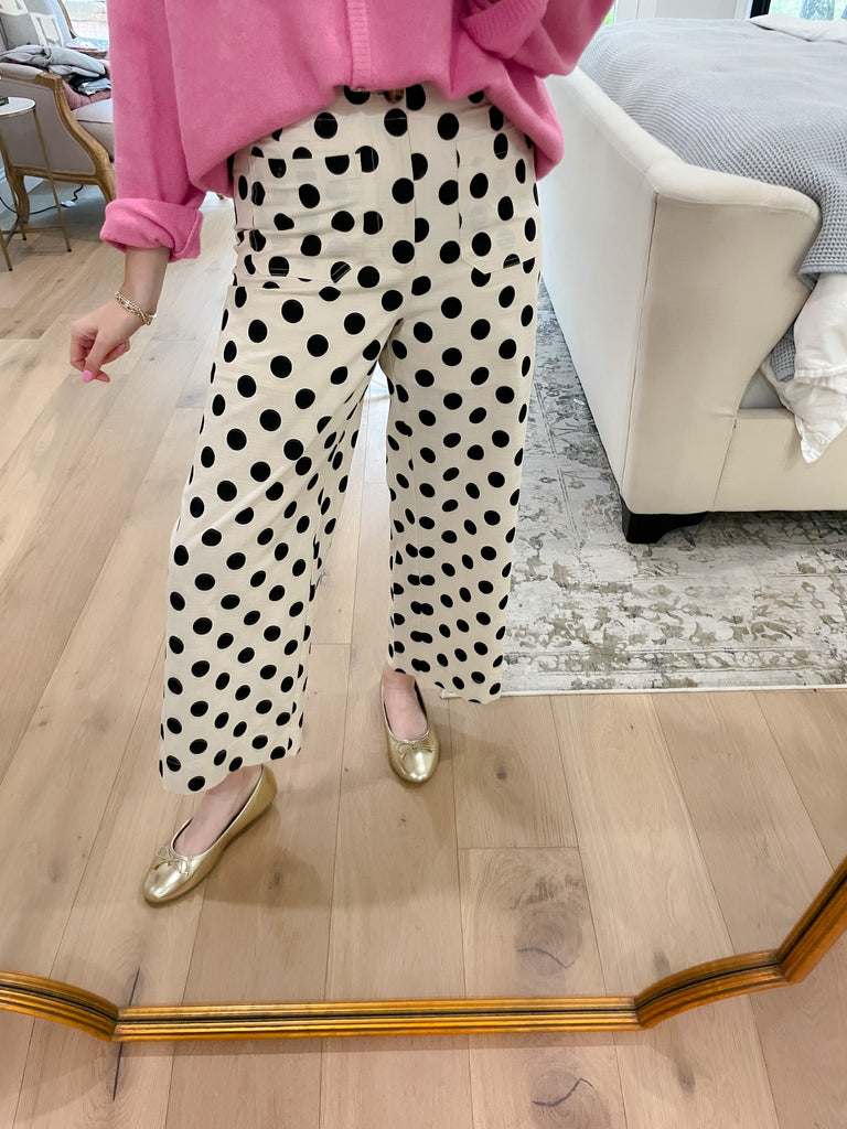 Spot On Wide Leg Polka Dot Pants
