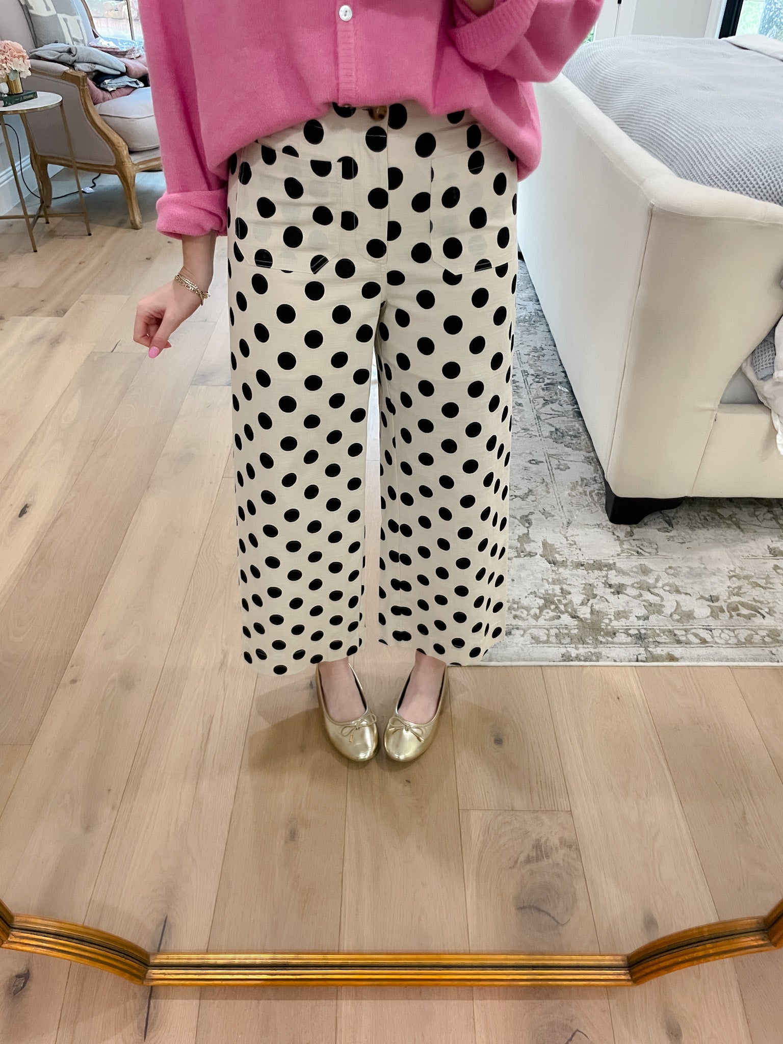Spot On Wide Leg Polka Dot Pants