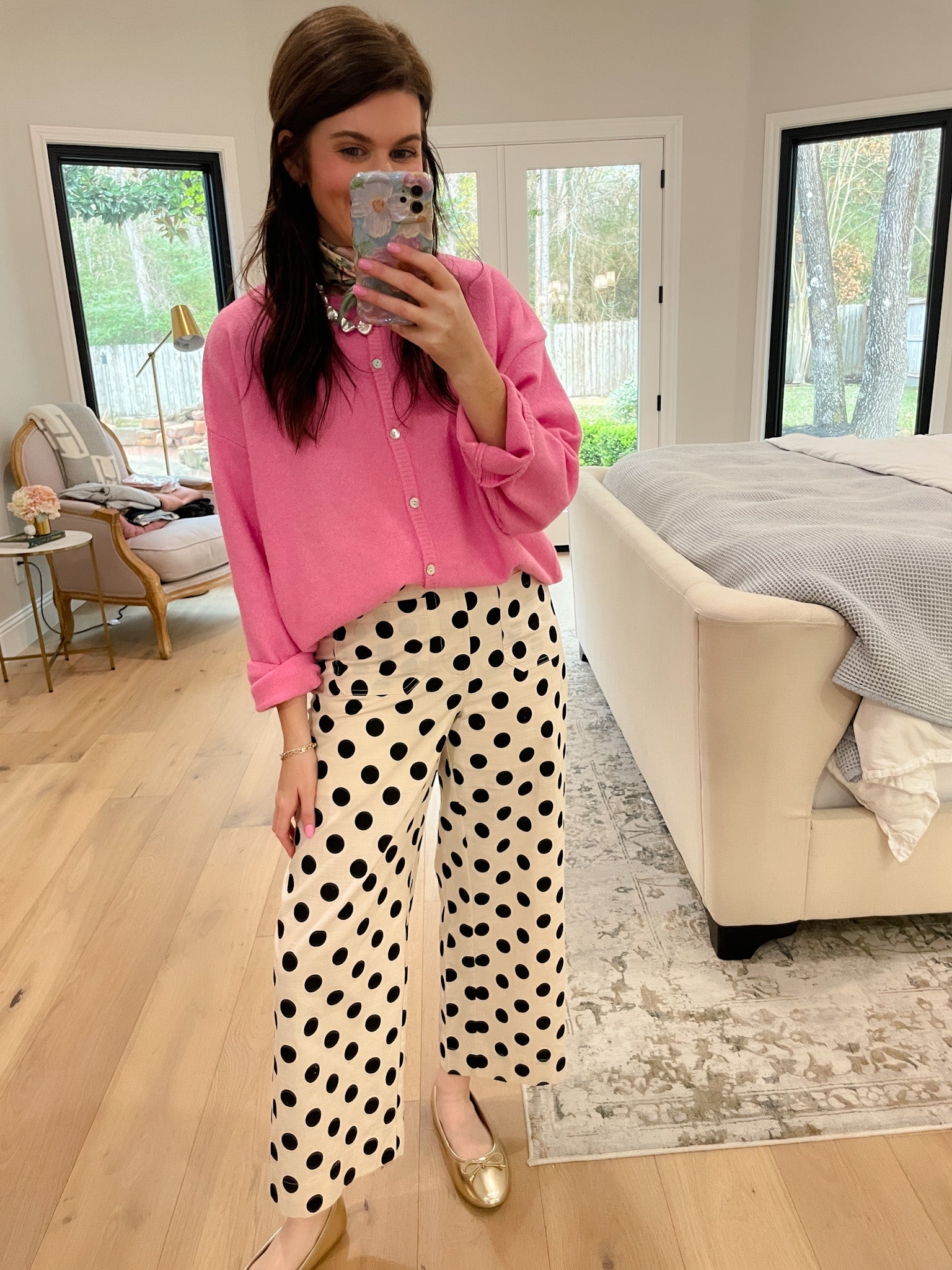 Layer It On Cardigan in Pink