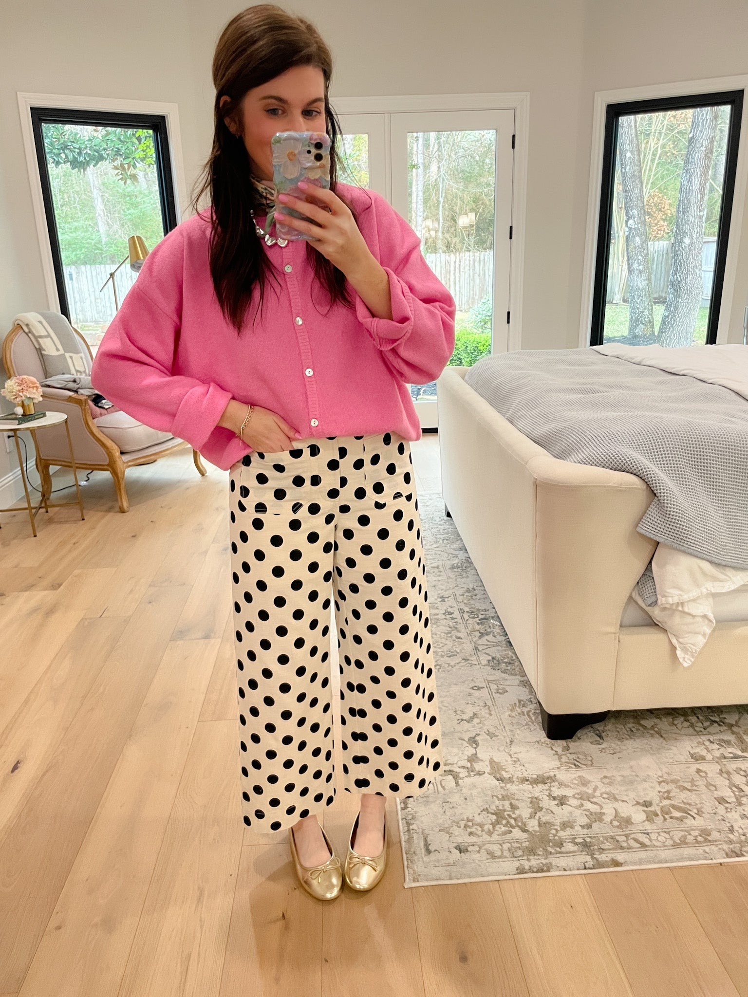 Spot On Wide Leg Polka Dot Pants