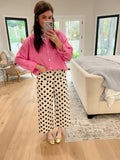 Spot On Wide Leg Polka Dot Pants