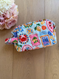 Quilted Cosmetic Pouch in Ciao Bella *Final Sale*