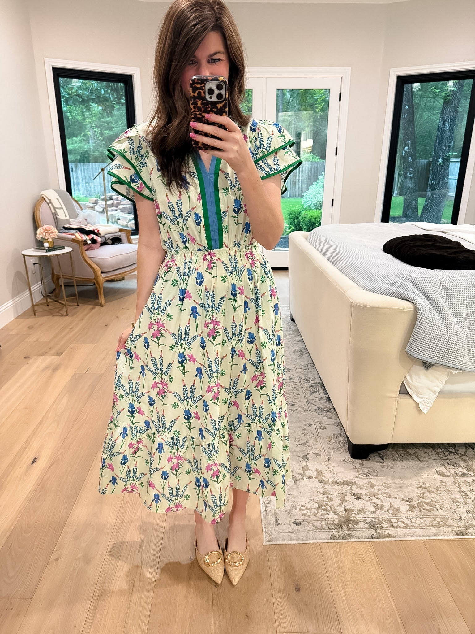 Willowbrook Floral Midi Dress