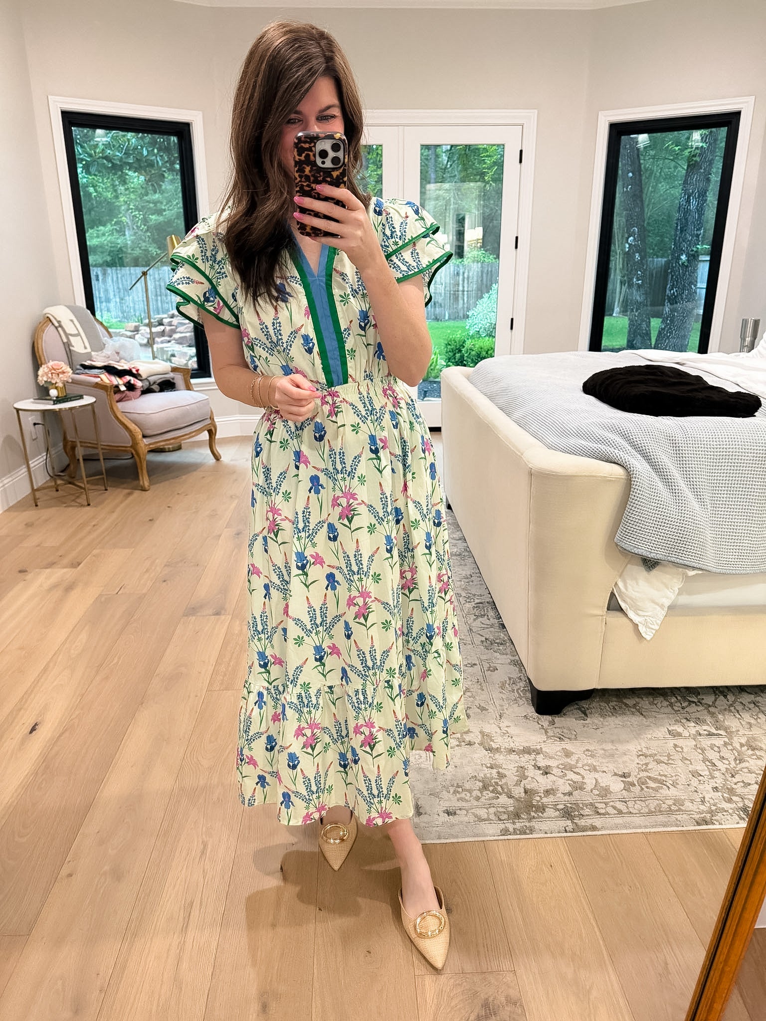 Willowbrook Floral Midi Dress