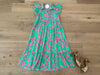 Make it a Date Midi Dress in Emerald/Pink