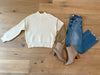 Flip of the Coin Color Block Sweater