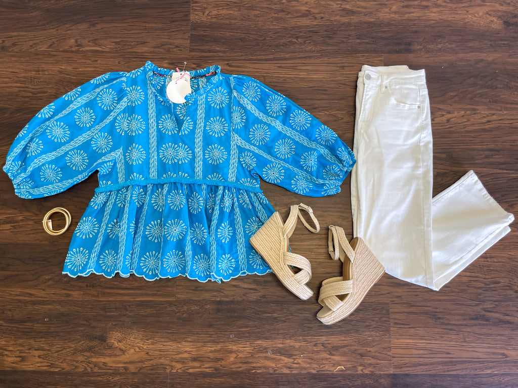 Take Me to Turks Top in Ocean Blue