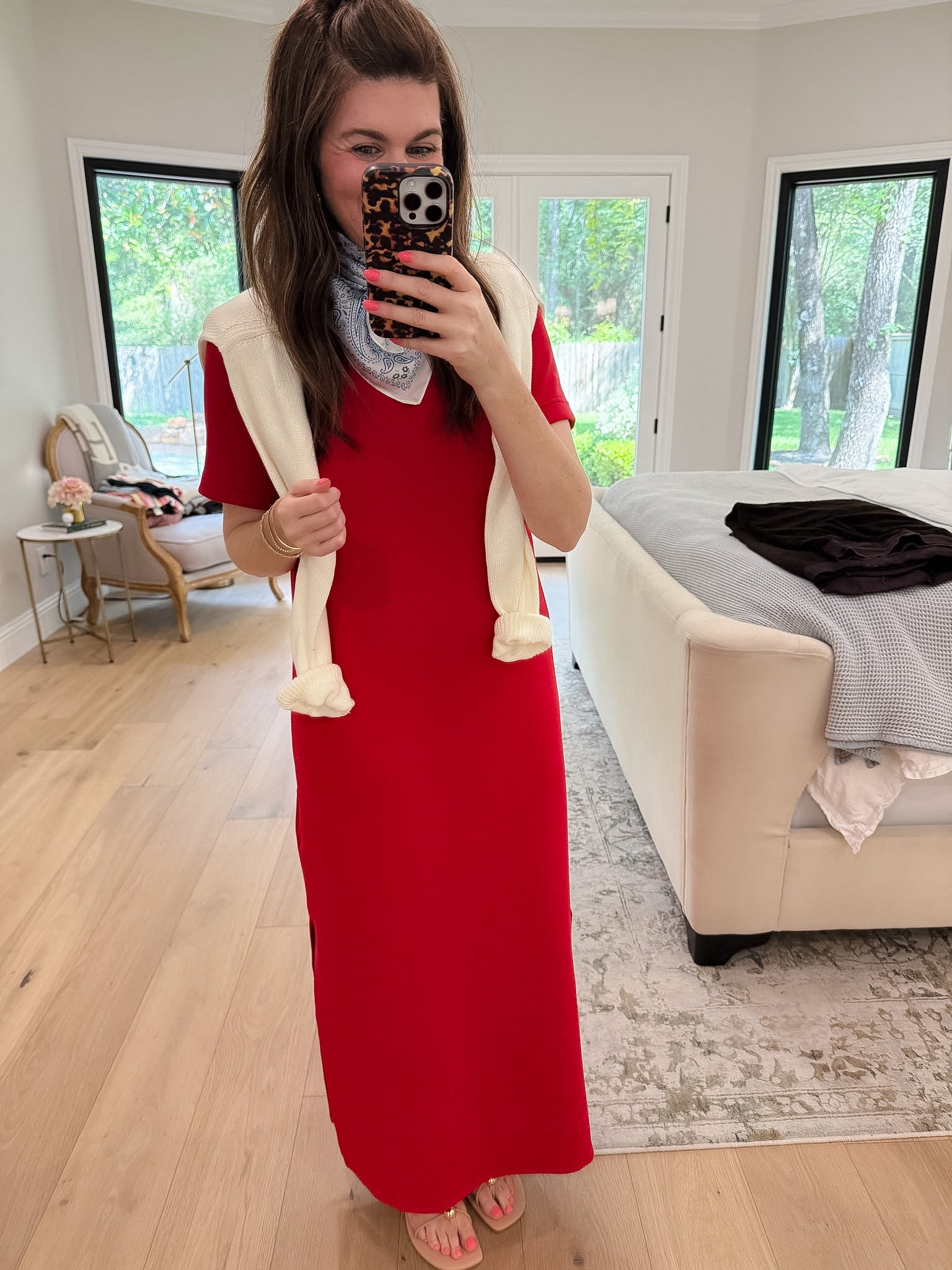 Simply Styled Maxi Dress in Red