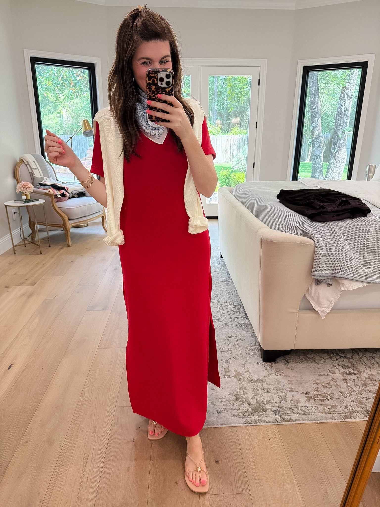 Simply Styled Maxi Dress in Red