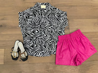 Be Bold Button Down in Black