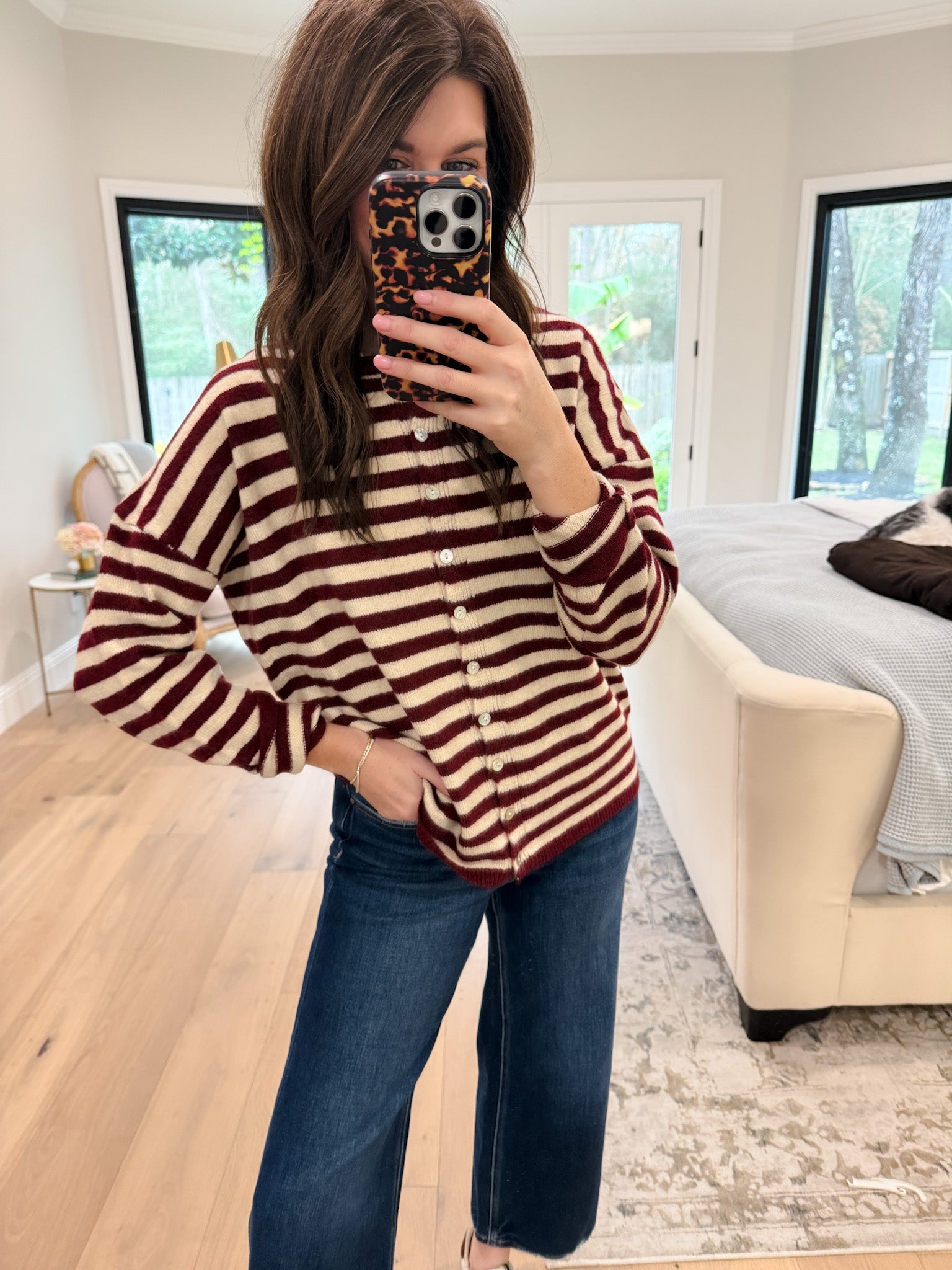 Favorite Layer Stripe Cardigan