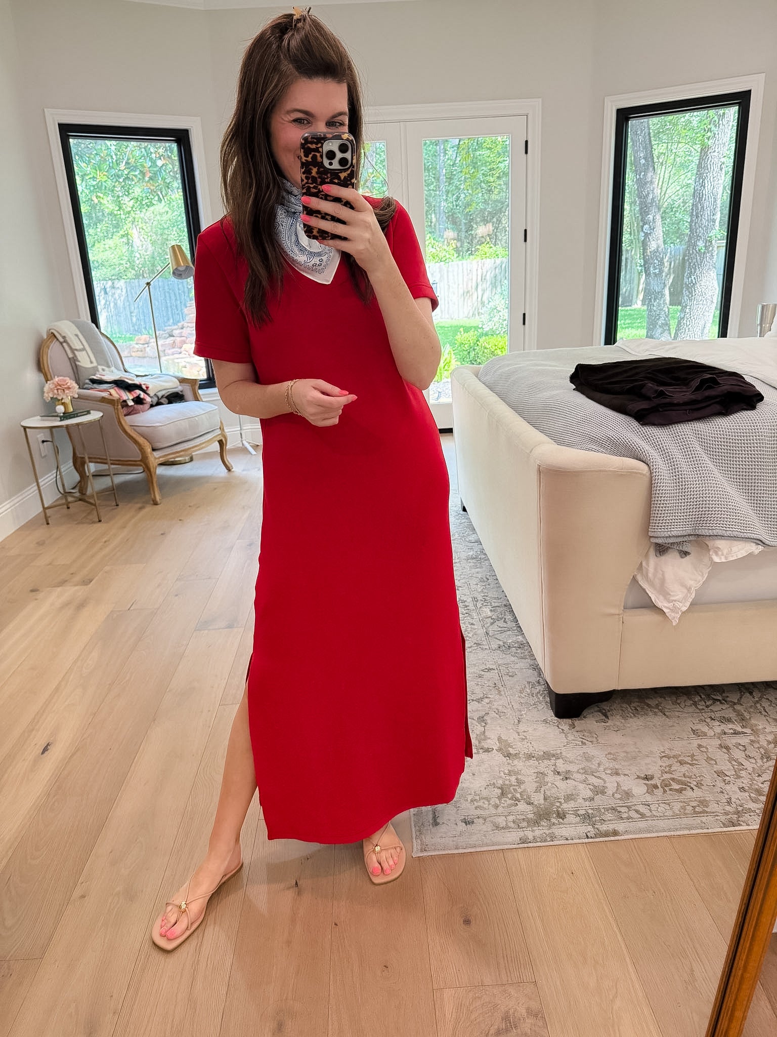Simply Styled Maxi Dress in Red