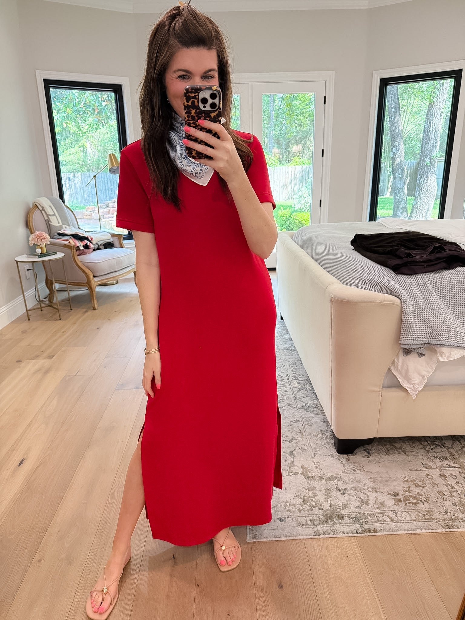 Simply Styled Maxi Dress in Red