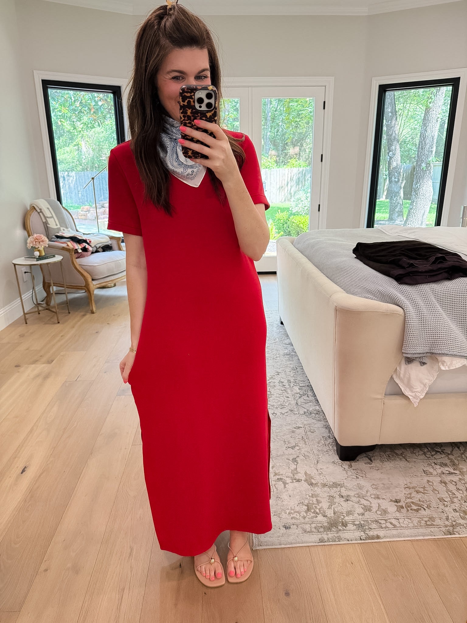 Simply Styled Maxi Dress in Red