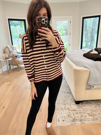 Favorite Layer Stripe Cardigan