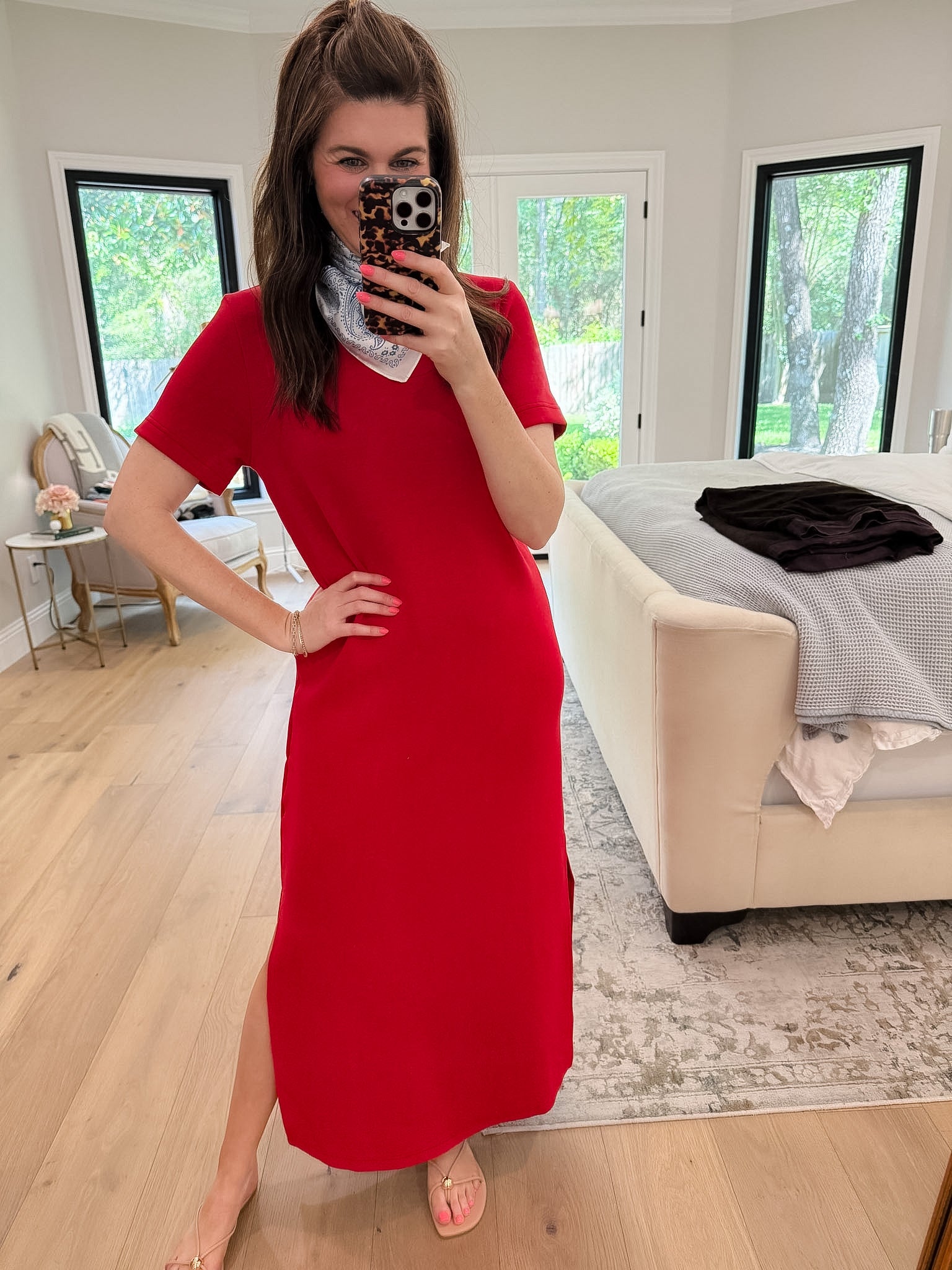 Simply Styled Maxi Dress in Red