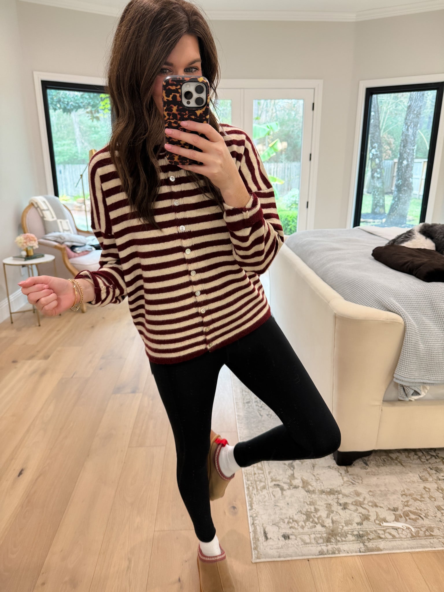Favorite Layer Stripe Cardigan