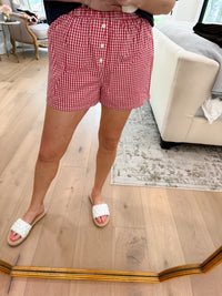 Picnic Perfect Gingham Boxer Shorts