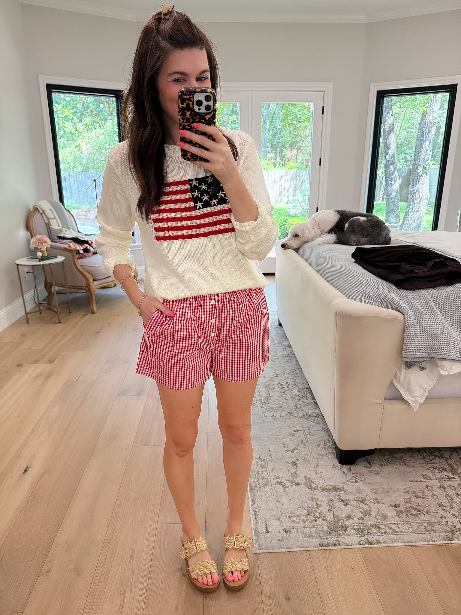 Picnic Perfect Gingham Boxer Shorts