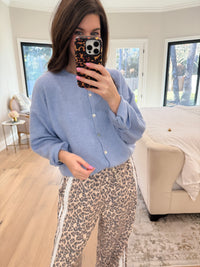 Layer It On Cardigan in Sky