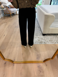Chandler Palazzo Wide Leg Black Jeans
