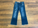Bishop Dark Wash Kick Flare Jeans