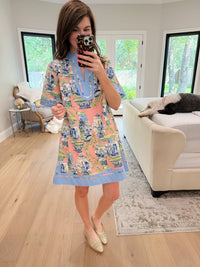 Ginger Jar Dress in Coral