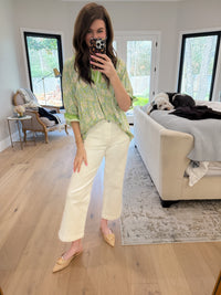 Mica Coastal Crop Wide Leg Jeans