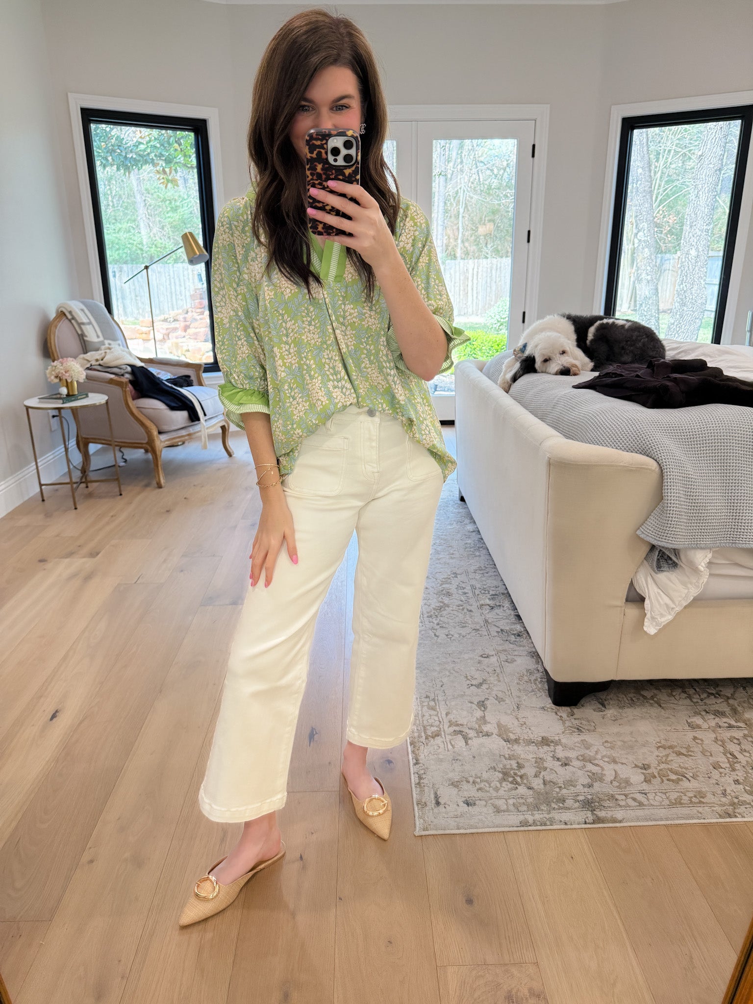 Mica Coastal Crop Wide Leg Jeans