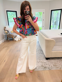 Risen First Class Tummy Control Pleated Trousers