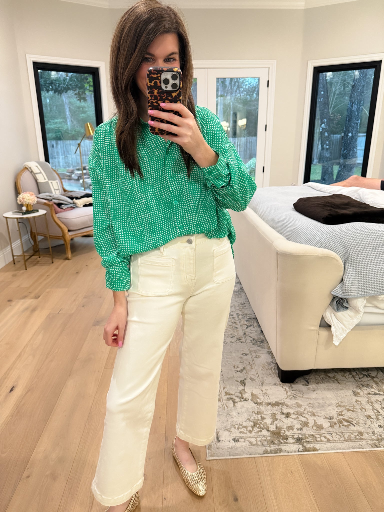 Mica Coastal Crop Wide Leg Jeans