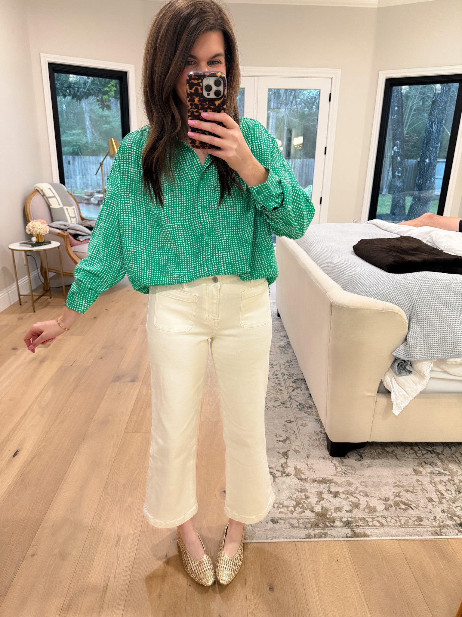 Mica Coastal Crop Wide Leg Jeans