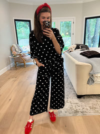 Perfectly Spotted Set in Black