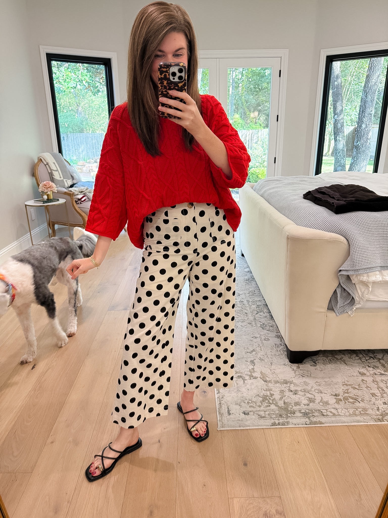 Forever Favorite Cable Knit Sweater in Red