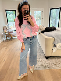 Sweet Statement Sweatshirt in Pink
