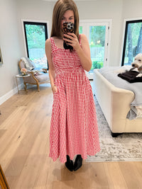 Sweet Tradition Gingham Maxi Dress