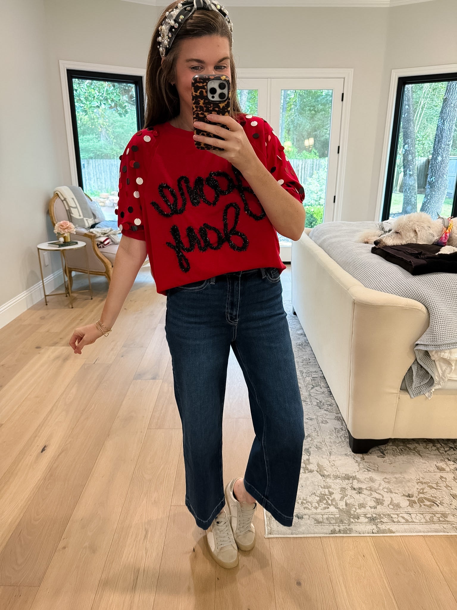Bring the Spirit Top in Red/Black *Final Sale*