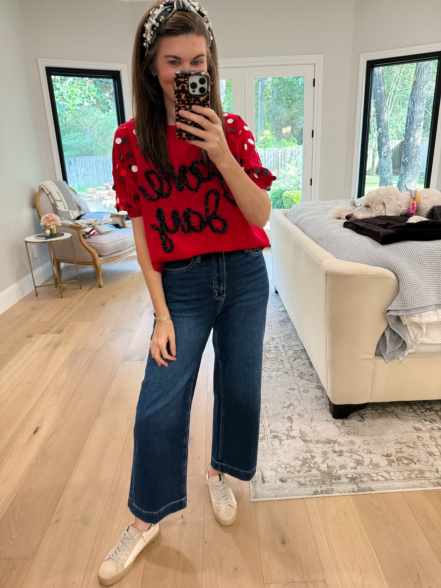 Bring the Spirit Top in Red/Black *Final Sale*