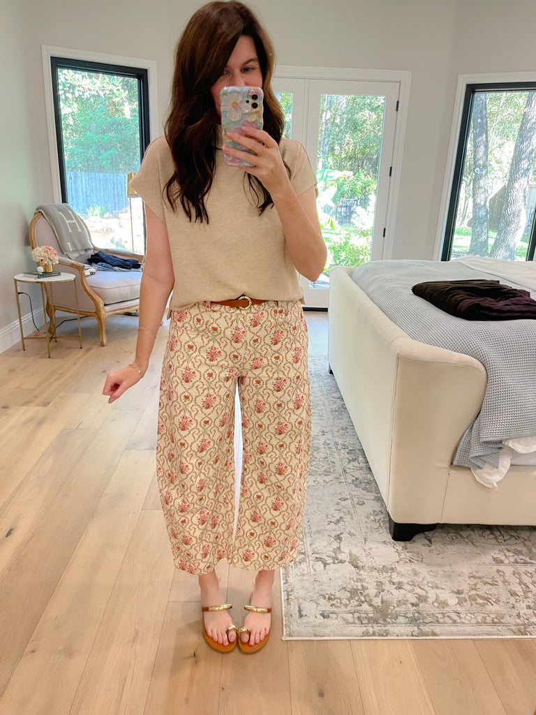 Polished Ease Top in Oatmeal