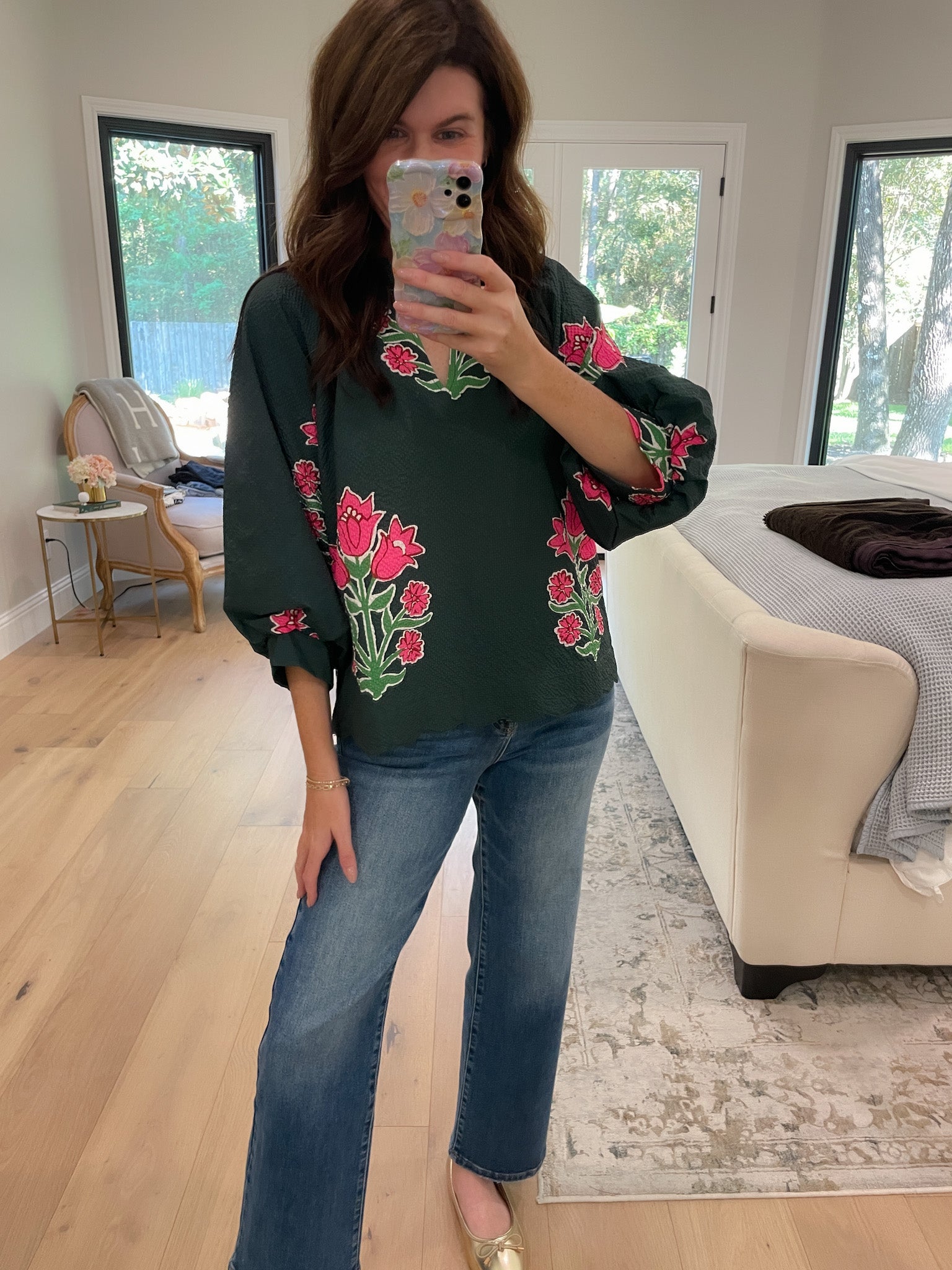 Forest Bloom Top