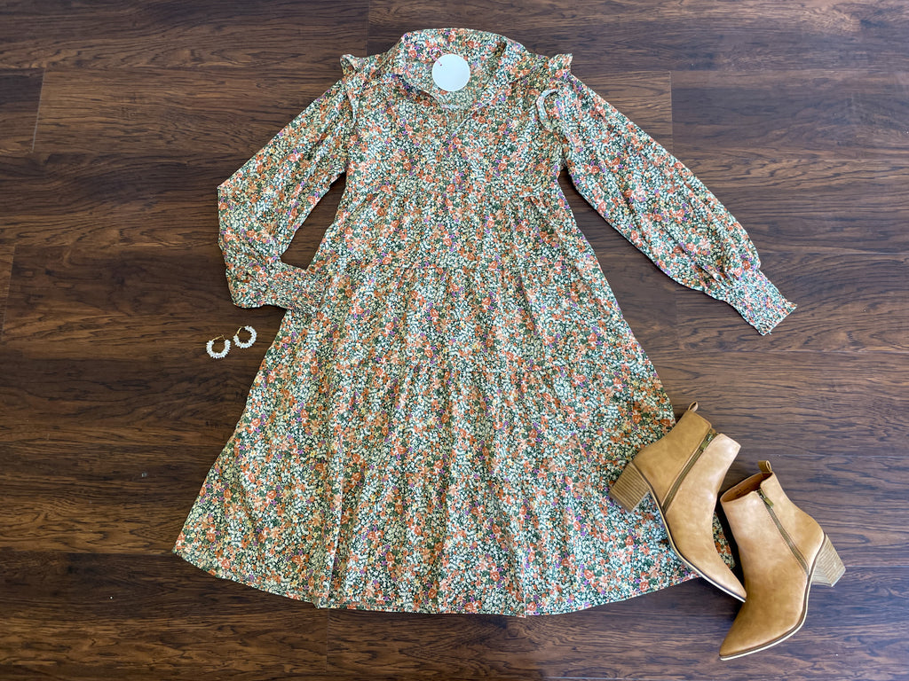 Fall Romance Midi Dress