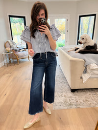Coastal Charm Top in Navy