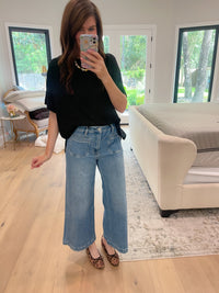 Mica McKay High Rise Wide Leg Jeans