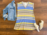 *BELLES & DOORBUSTER* Sunny Day Striped Dress